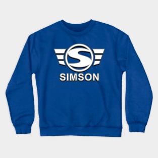 Simson Logo 3D Spezial (white) Crewneck Sweatshirt